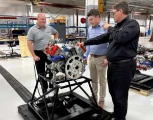 Team Working on a Deltahawk engine