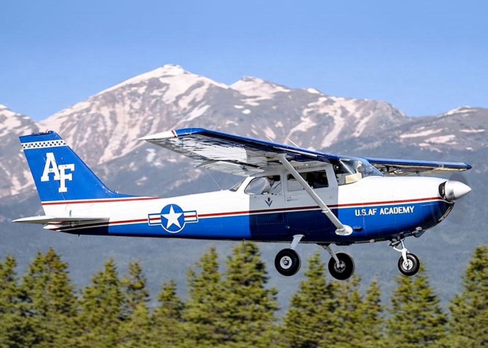 Manned training plane